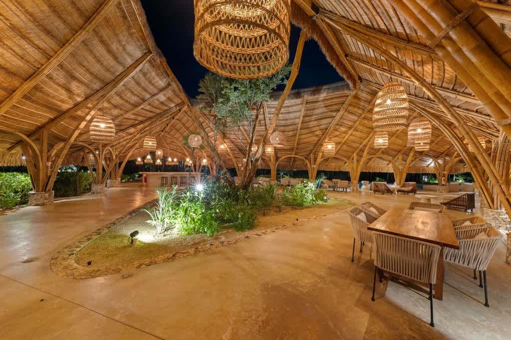 
Shared outdoor dining and lounge area, ideal for enjoying meals, unwinding, or spending time with family and friends.