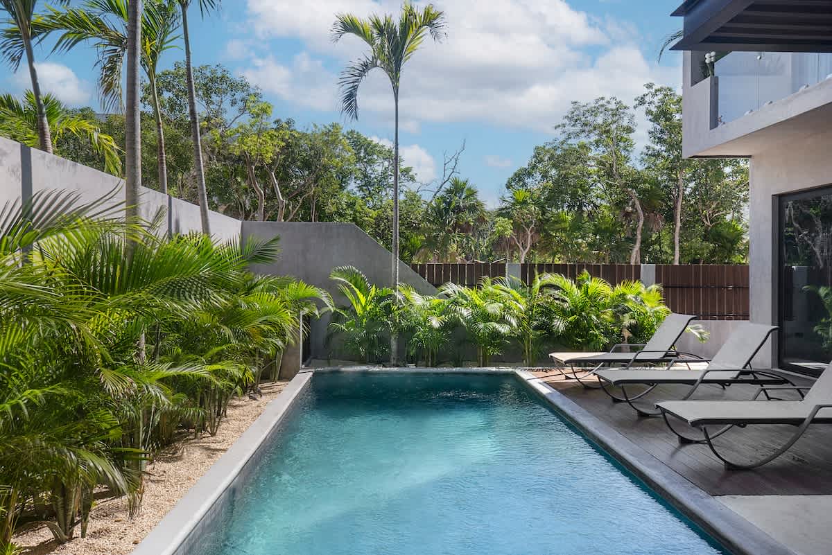 Pool #1 -- Enjoy the first pool area on the ground floor, complete with a BBQ space for memorable meals outdoors