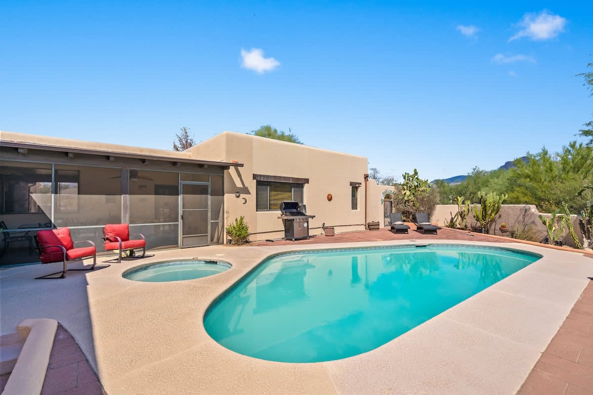 Casas Adobes Funhouse | Private Pool, Spa & Games — Tucson, AZ — vacation rental