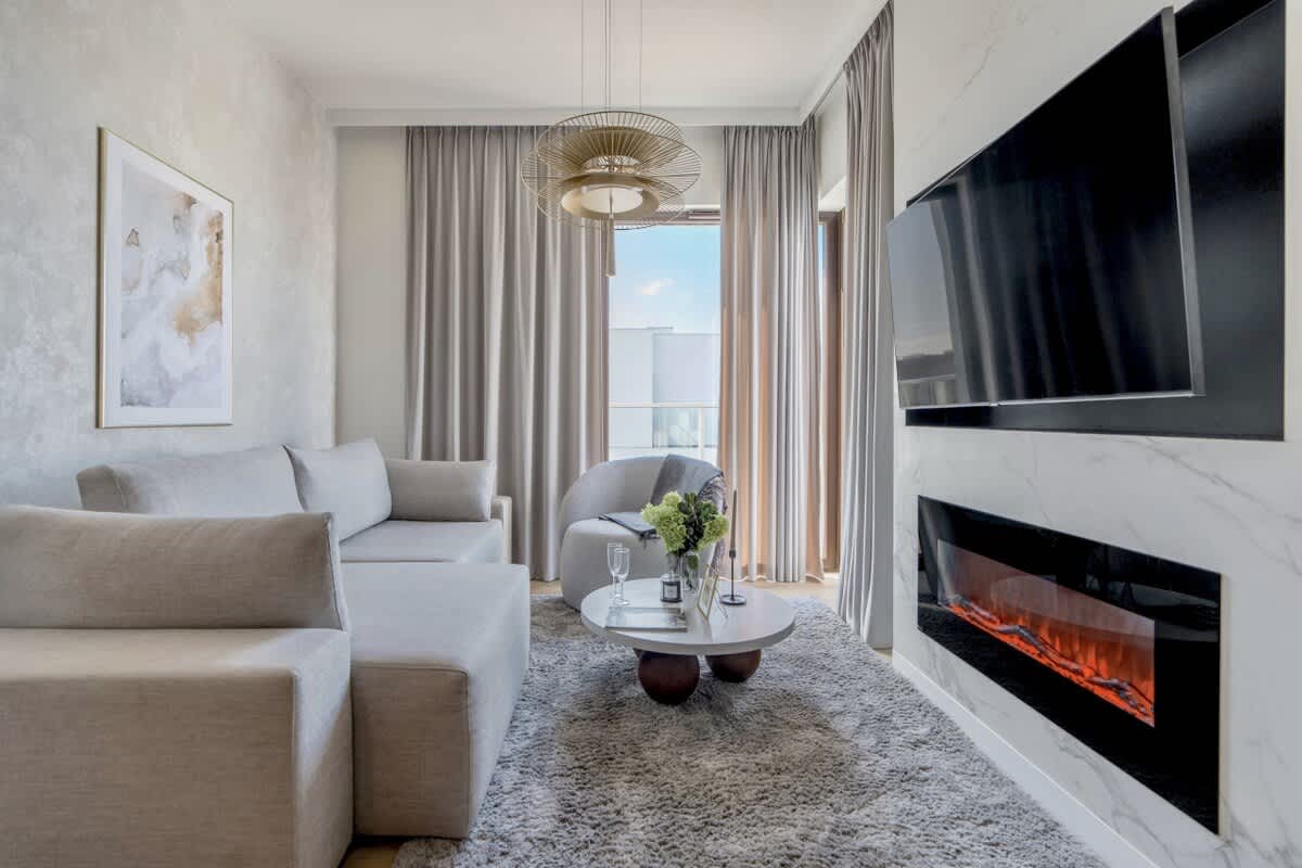 Apartment with a Terrace and River View