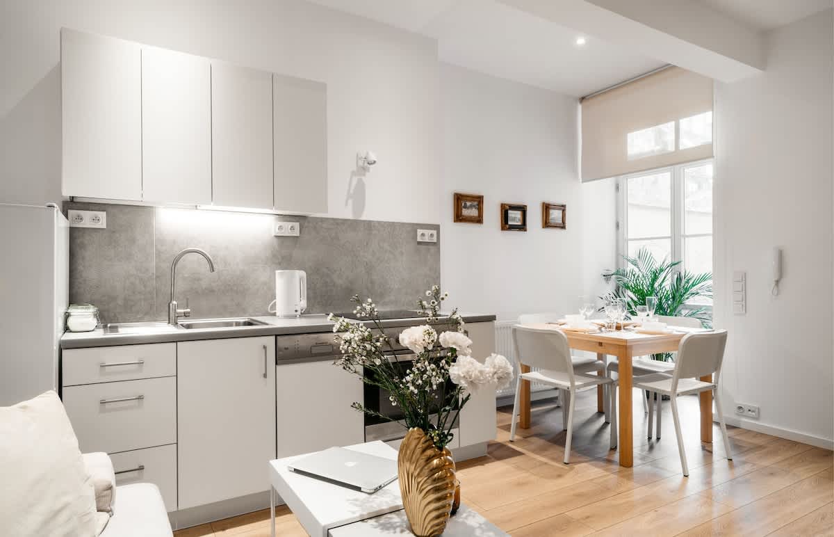 Classical studio with unique works of art