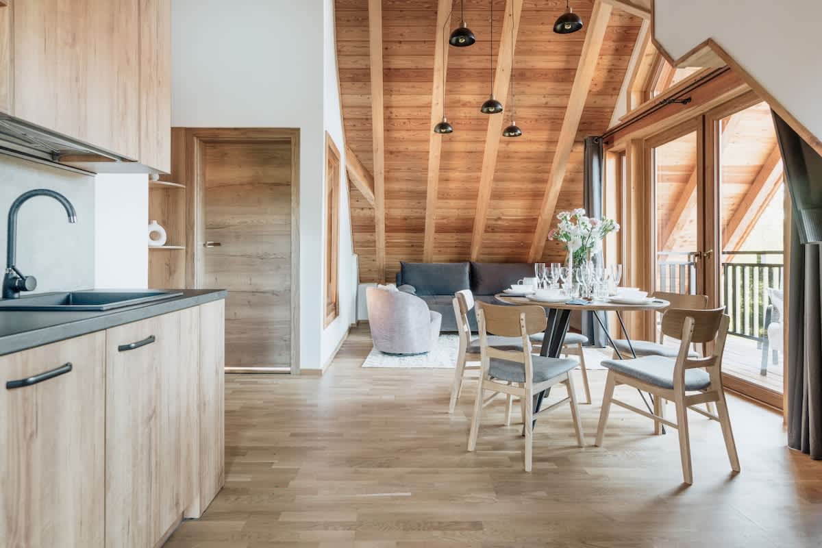 Comfortable apartment with a separate bedroom