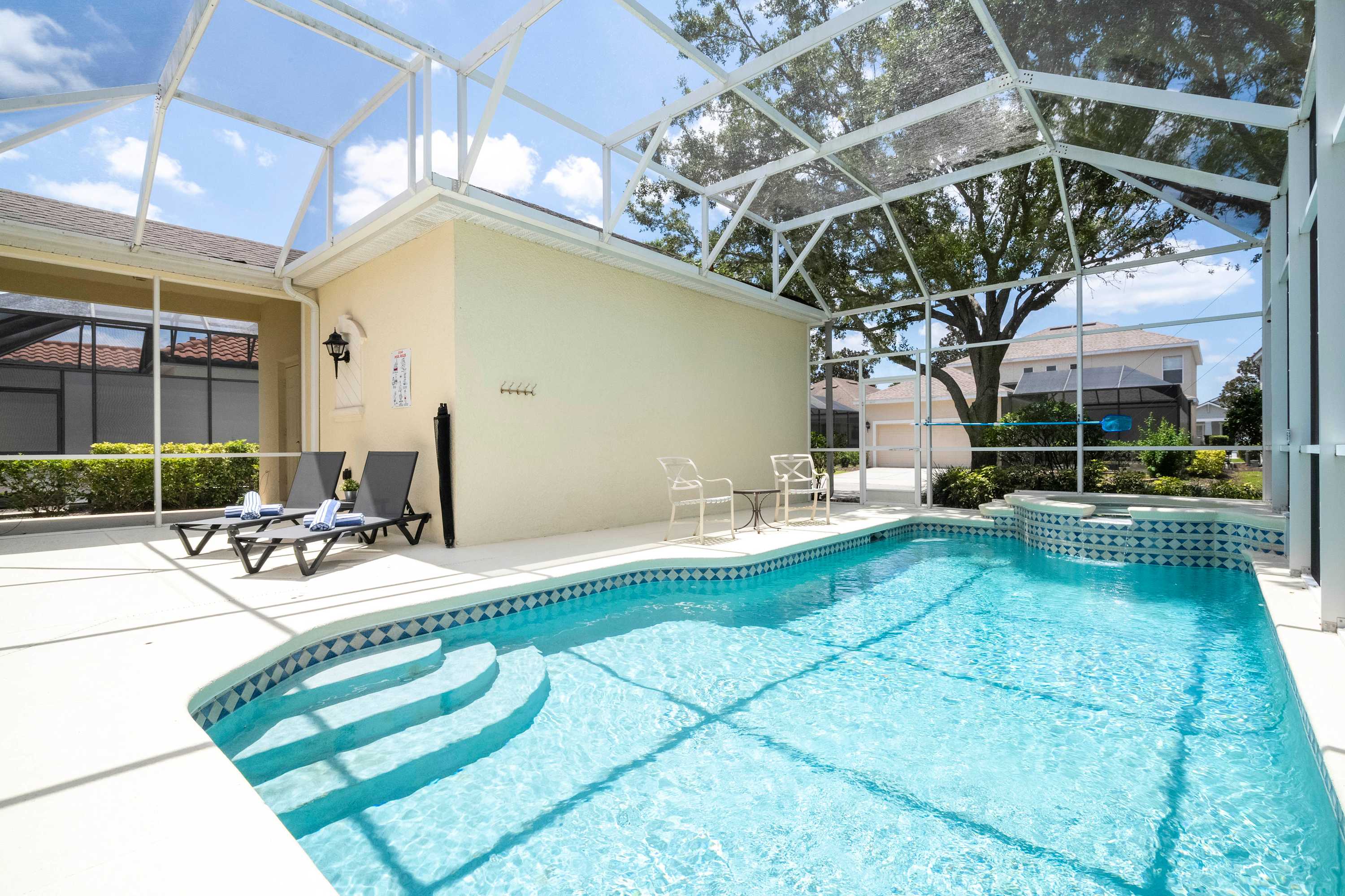 Family Villa w Pool,Spa,Game Room Near Disney 7420