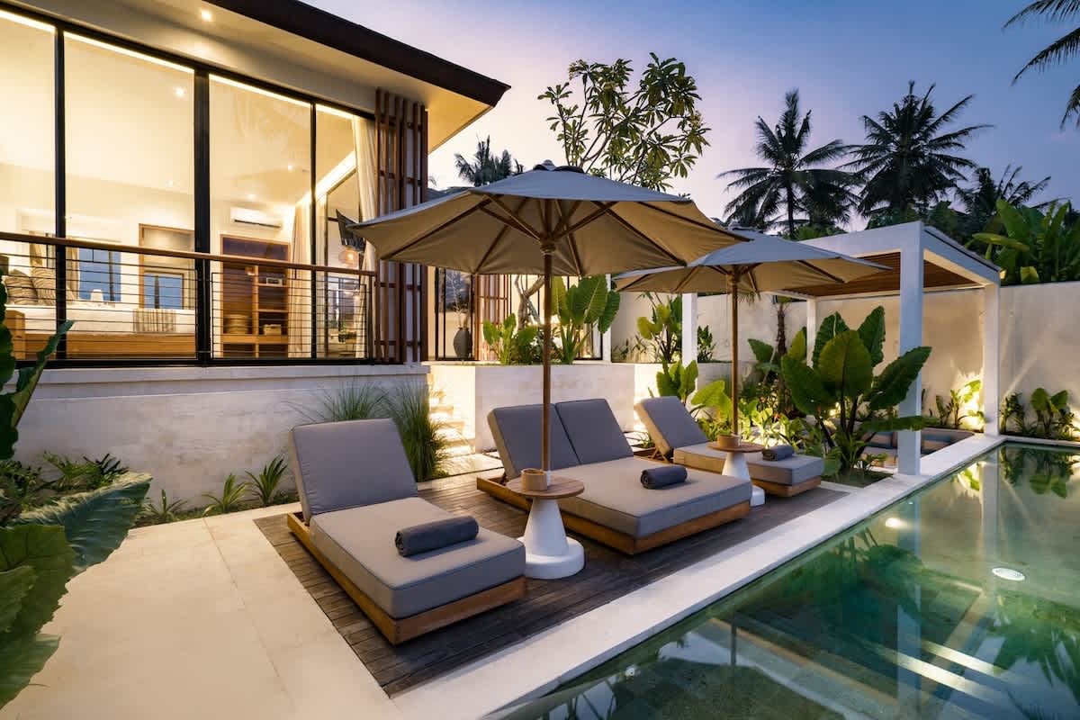 Leya :  Stylish 2BR Villa w Pool & Rice Field View — Ubud, Bali — vacation rental