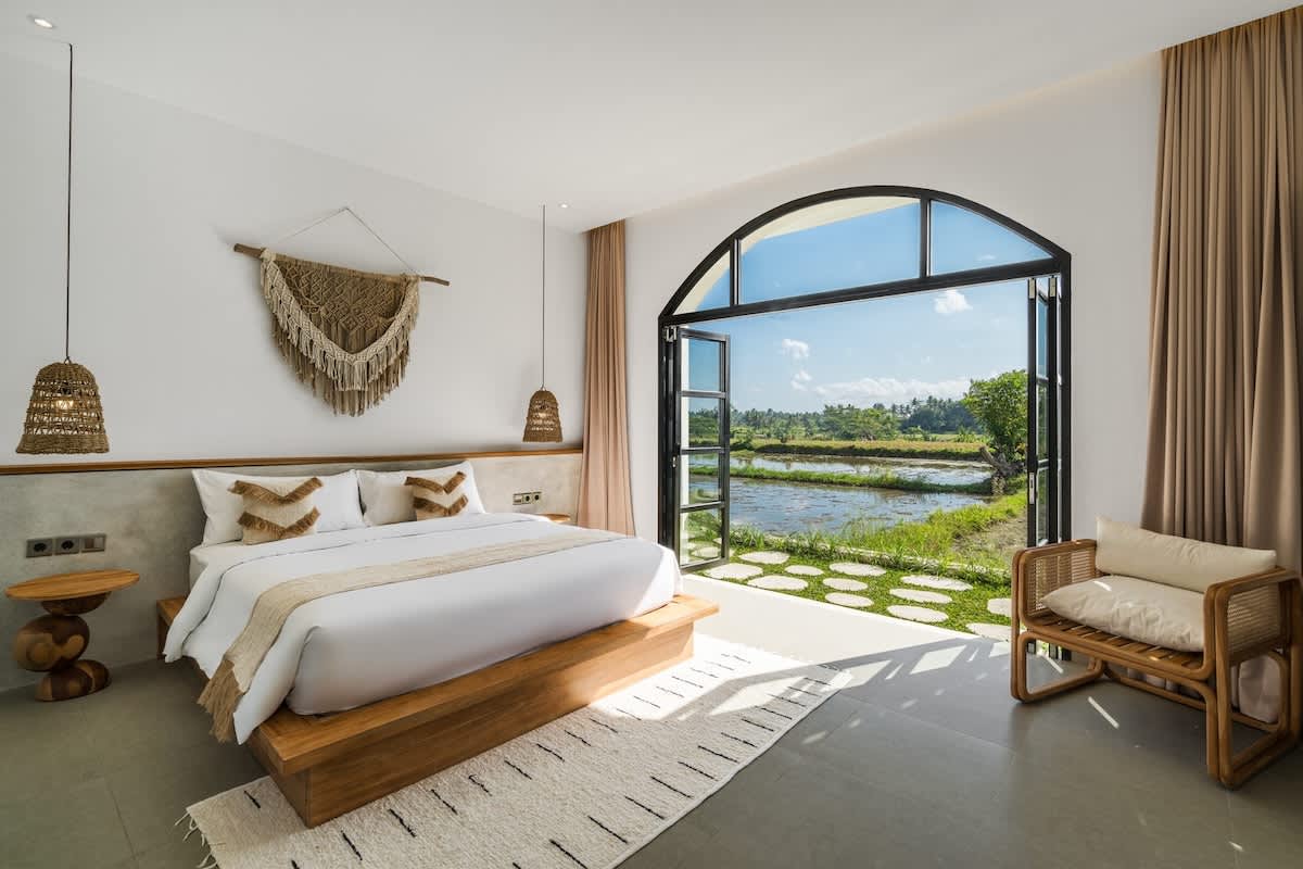 Dallas 3BR Modern Ubud Villa with Rice Field Views — Ubud, Bali — vacation rental