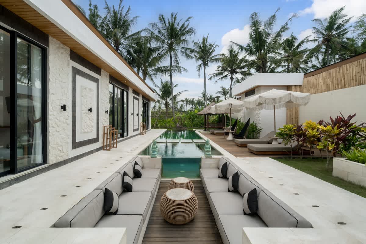Villa Anggun 3BR Cozy w/ Bunk Bed & Ricefield View — Ubud, Bali — vacation rental