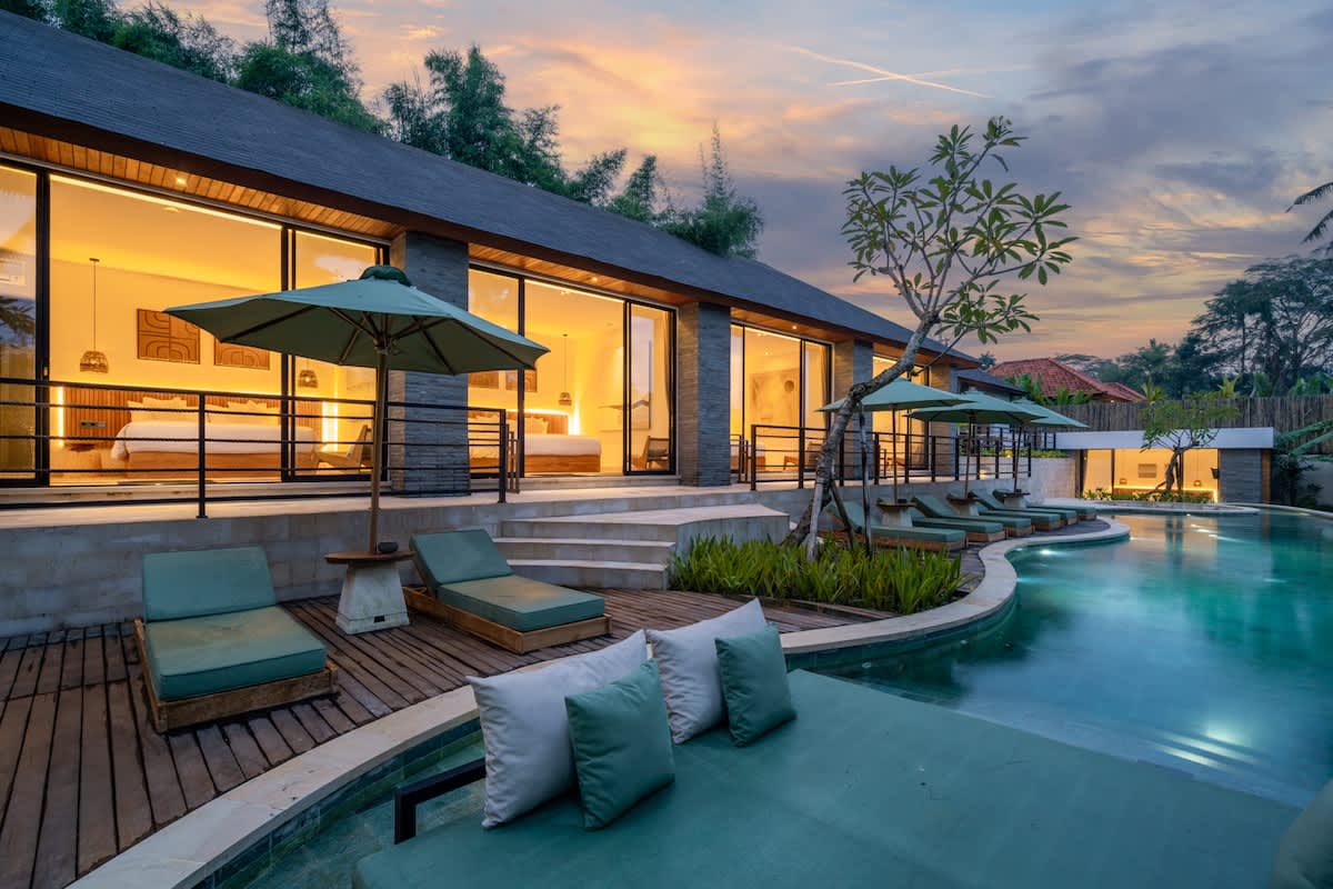 Villa Tonka : 6 BR Jungle View W/ Pool & Gym House — Ubud, Bali — vacation rental