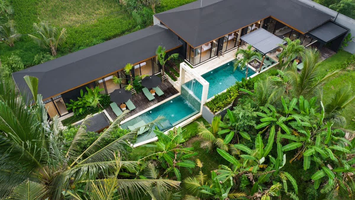 Ubud 5BR Villa: Gym, Infinity Pool & Ricefield — Ubud, Bali — vacation rental