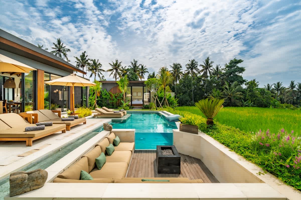 Villa Bali Ohana : 3BR Pool, Rice View & Bathtub — Ubud, Bali — vacation rental