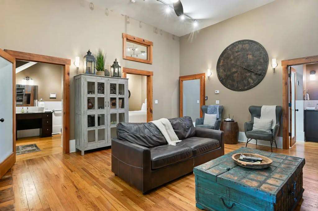 Two historic loft apartments near downtown & Pack Square