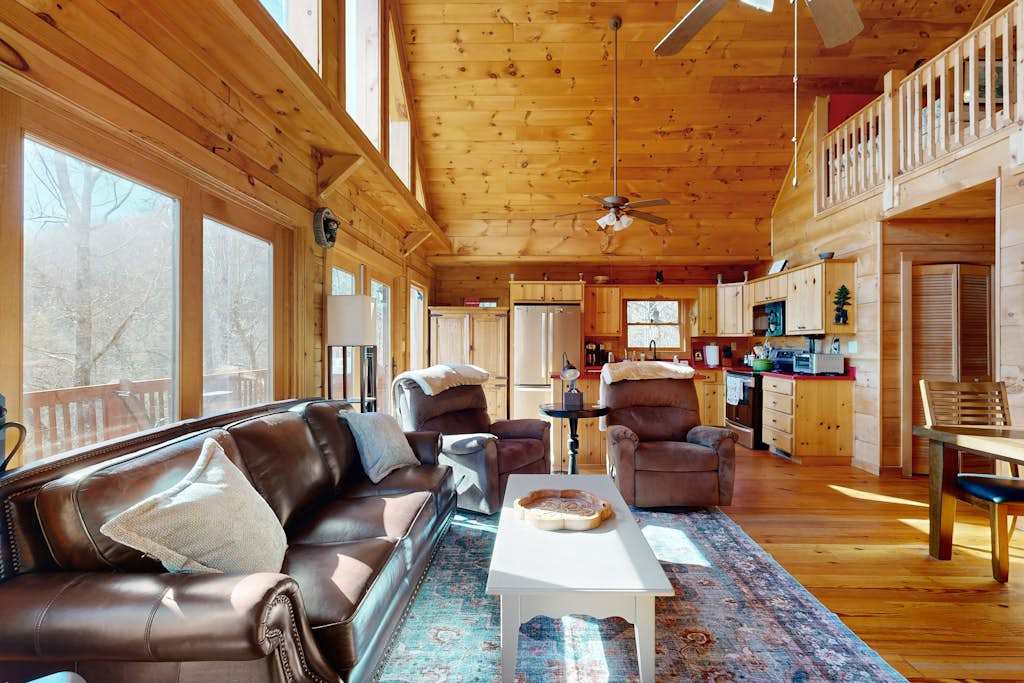 Mtn-view home close to parks with private sauna, decks, wood stove, grill, W&D