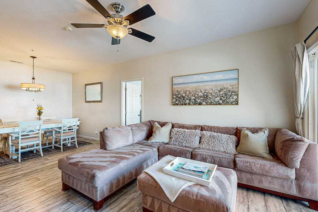 Villas at Bay Crossing dog friendly condo with pool a balcony with water views & washer & dryer