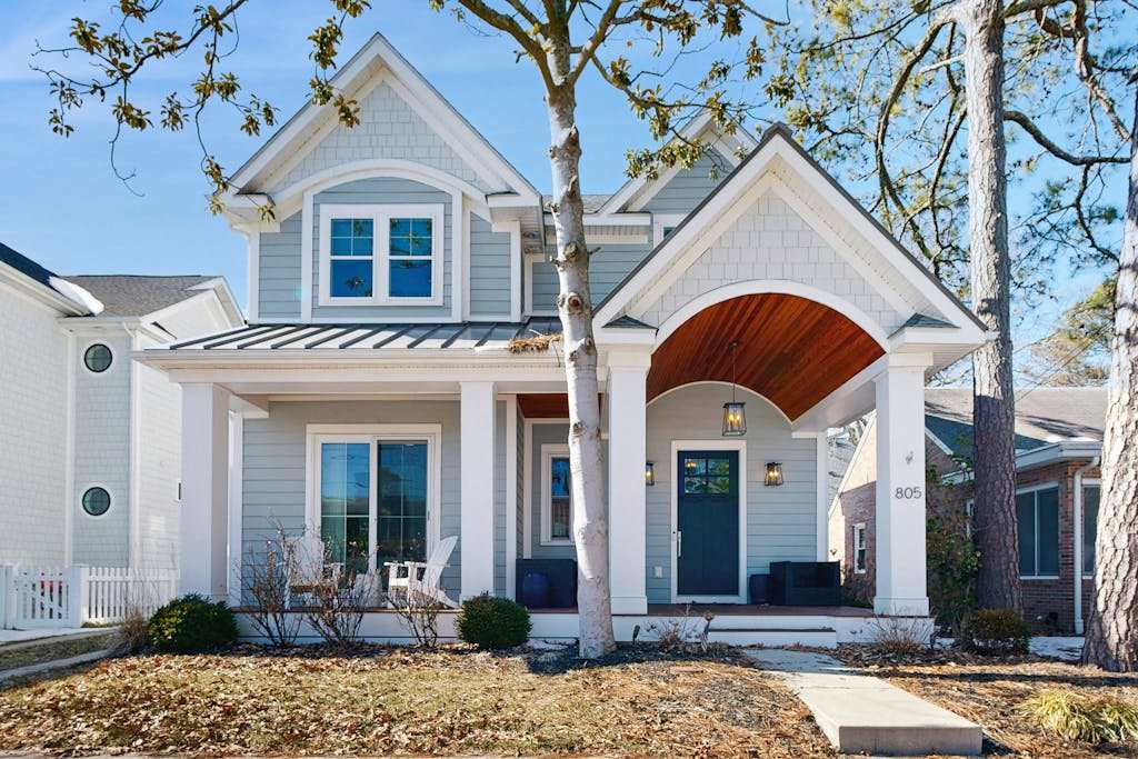 Town of Rehoboth Beach house with private pool patio grill walk to beach