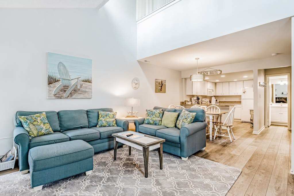 Sea Colony Tennis 2 story 2 BR & loft townhome with sauna & pool