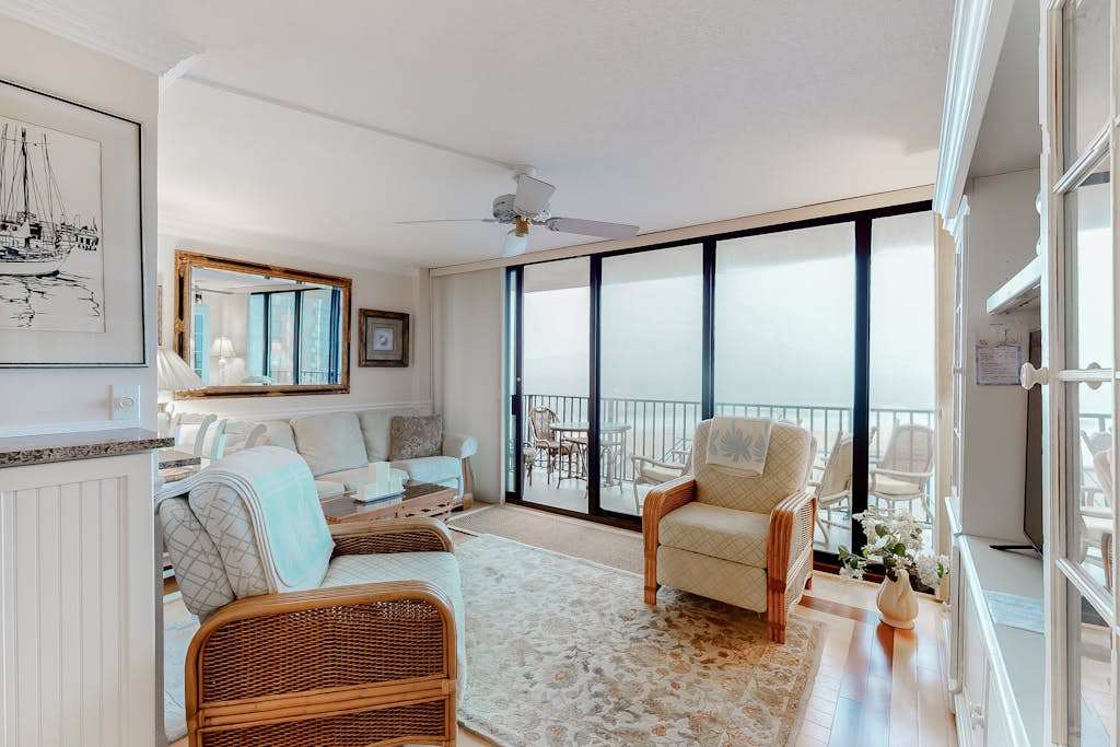Sea Colony 5th floor ocean view condo with sauna pool hot tub & basketball