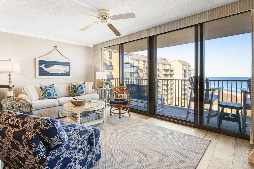 Sea Colony Ocean 7th floor condo with a gym & a tennis court