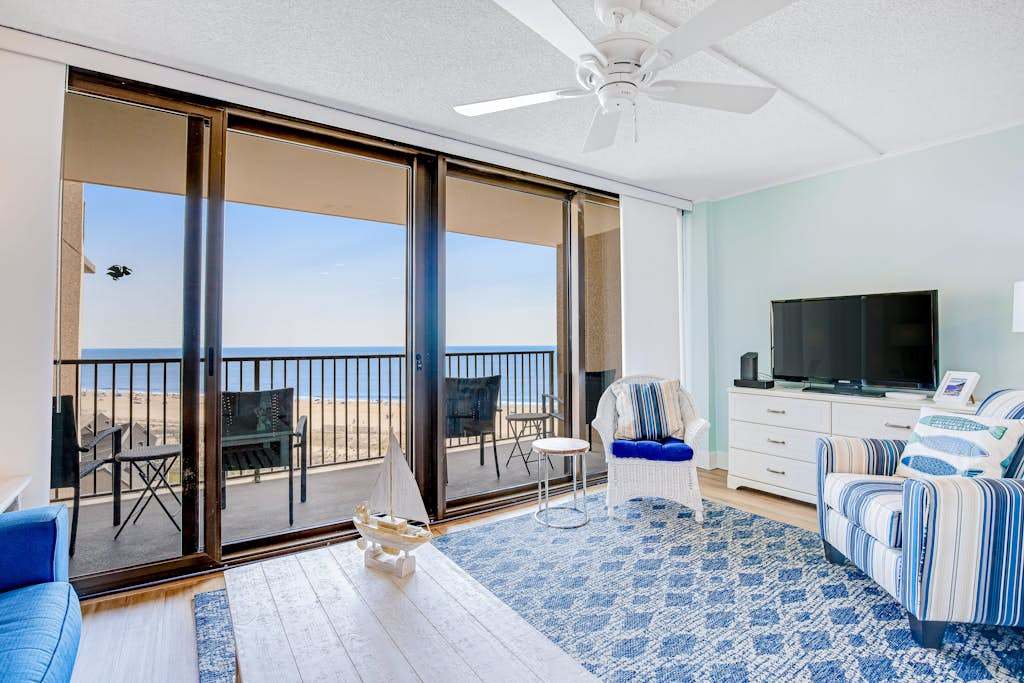 Sea Colony Ocean 8th floor condo with tennis & basketball courts