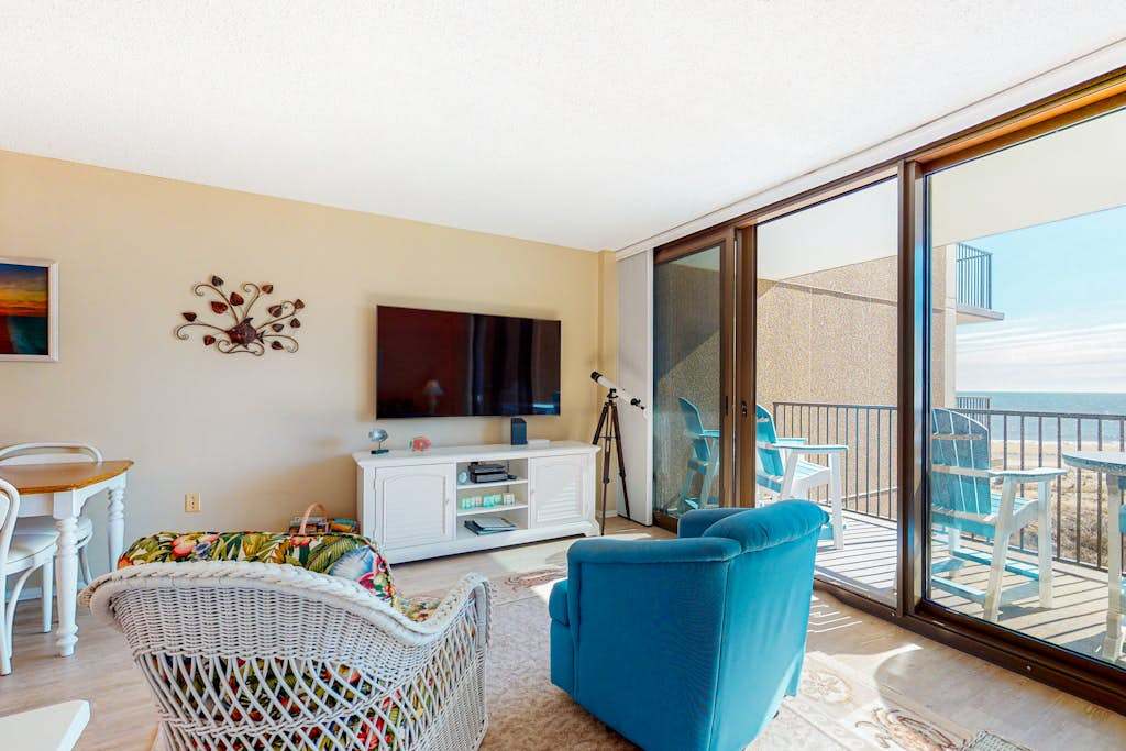 Sea Colony Ocean 4th floor condo with basketball court elevator & gym