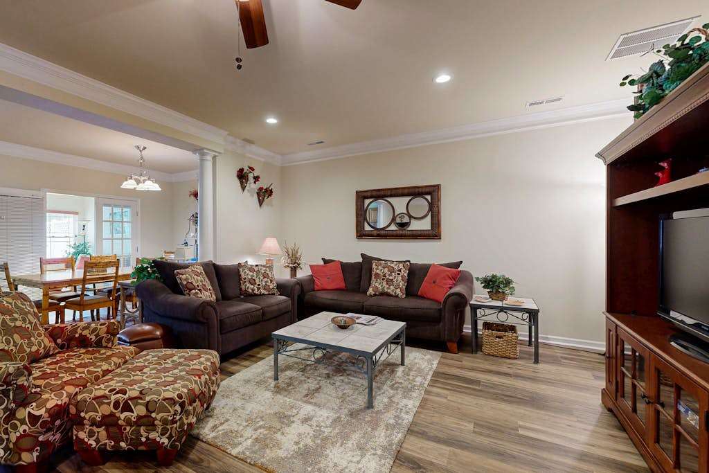 Inviting Millville by the Sea townhouse community pool & playground