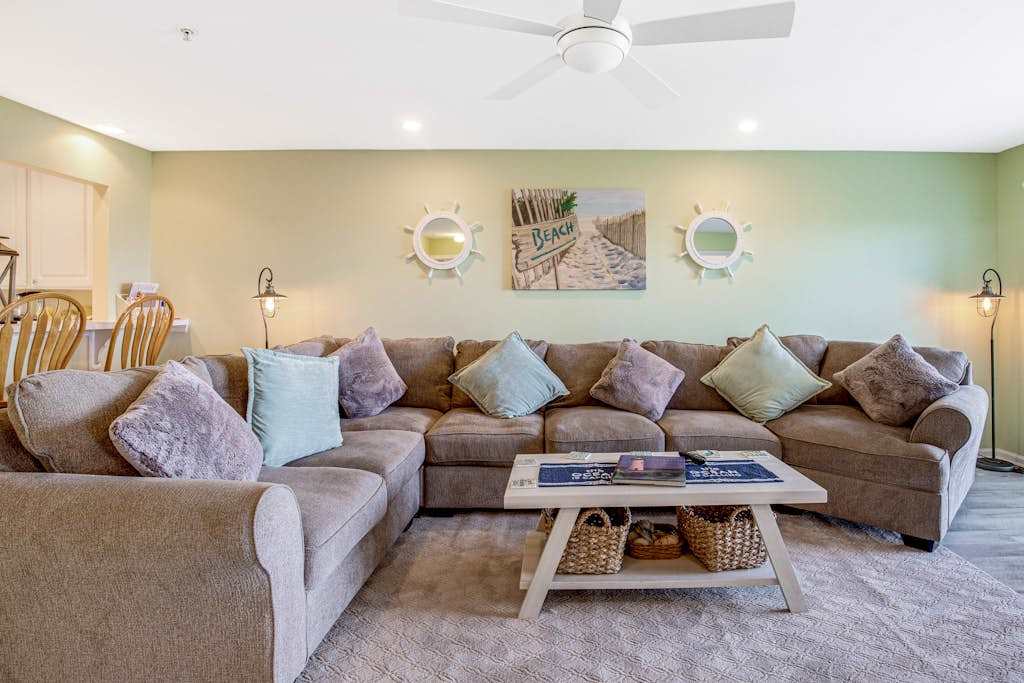 Bethany Bay second floor condo with pool high speed WiFi central AC & washer & dryer