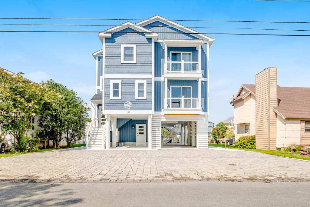Town of South Bethany canal front home with dock & decks & only two blocks to beach