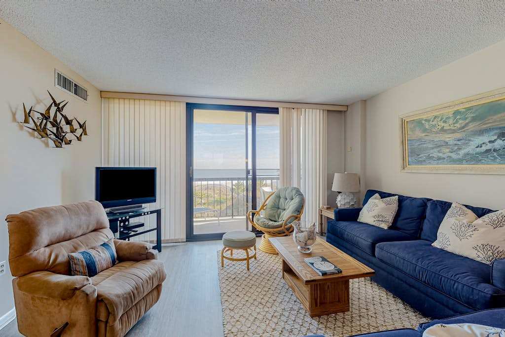 Sea Colony - Ocean View Condo with Balcony & Shared Pools & Hot Tub & Tennis