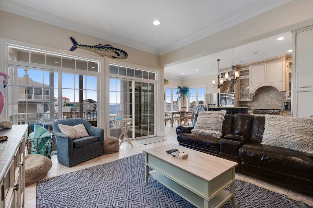 West Fenwick waterfront dream with stunning rooftop deck views dock & firepit