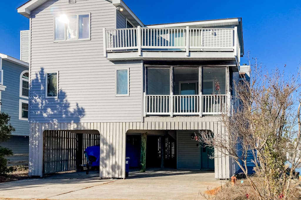 Town of South Bethany enchanting canal front retreat with decks & amazing views