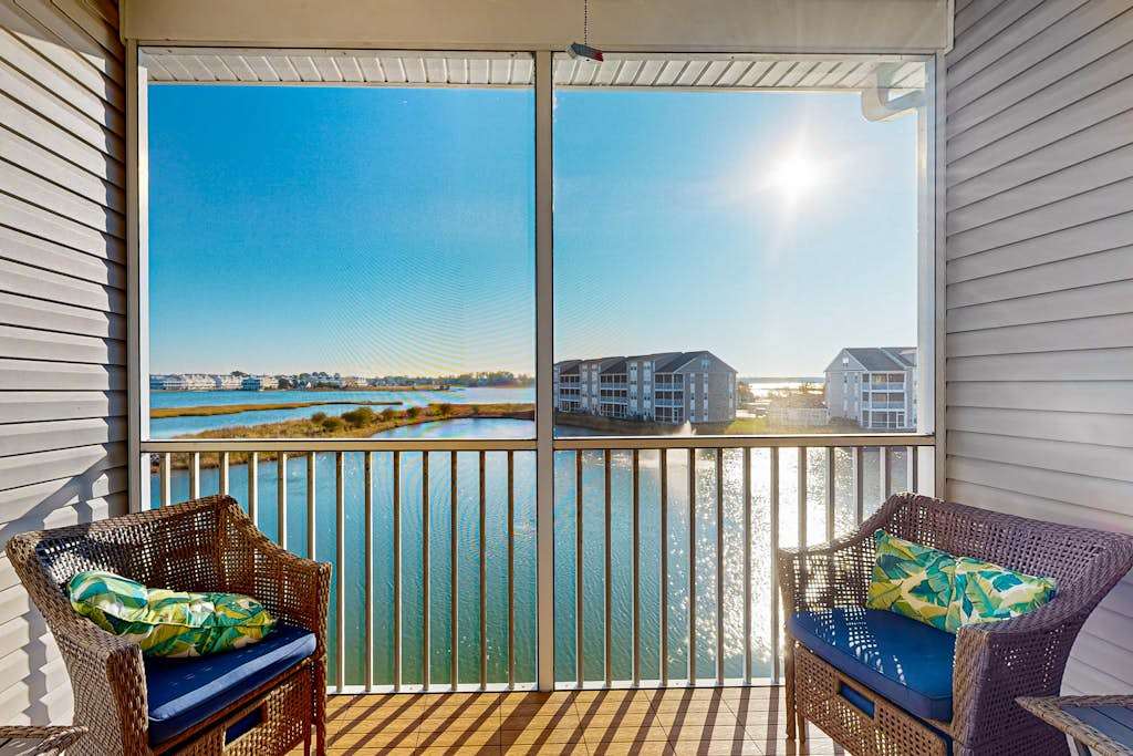 Bethany Bay water view condo with pool on site golf & sports courts access
