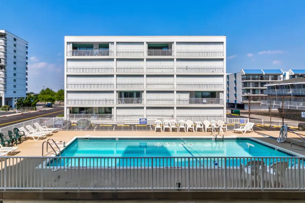 Oceanfront oasis with great views, central AC, shared pool, & beach access