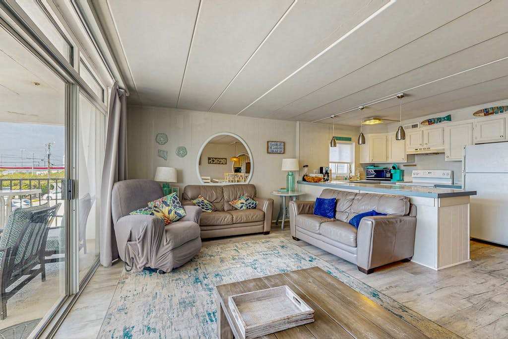 Comfy Condo with Balcony & Ocean Views 200' to Beach