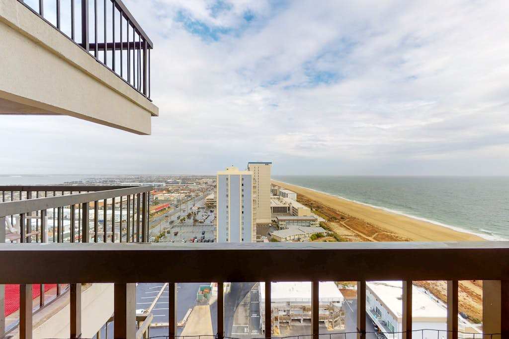 Dreamy oceanfront getaway with pools, beach access & balcony