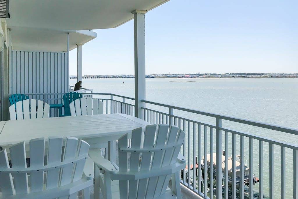 Waterfront condo with central AC, washer & dryer, and pool - short stroll to the boardwalk