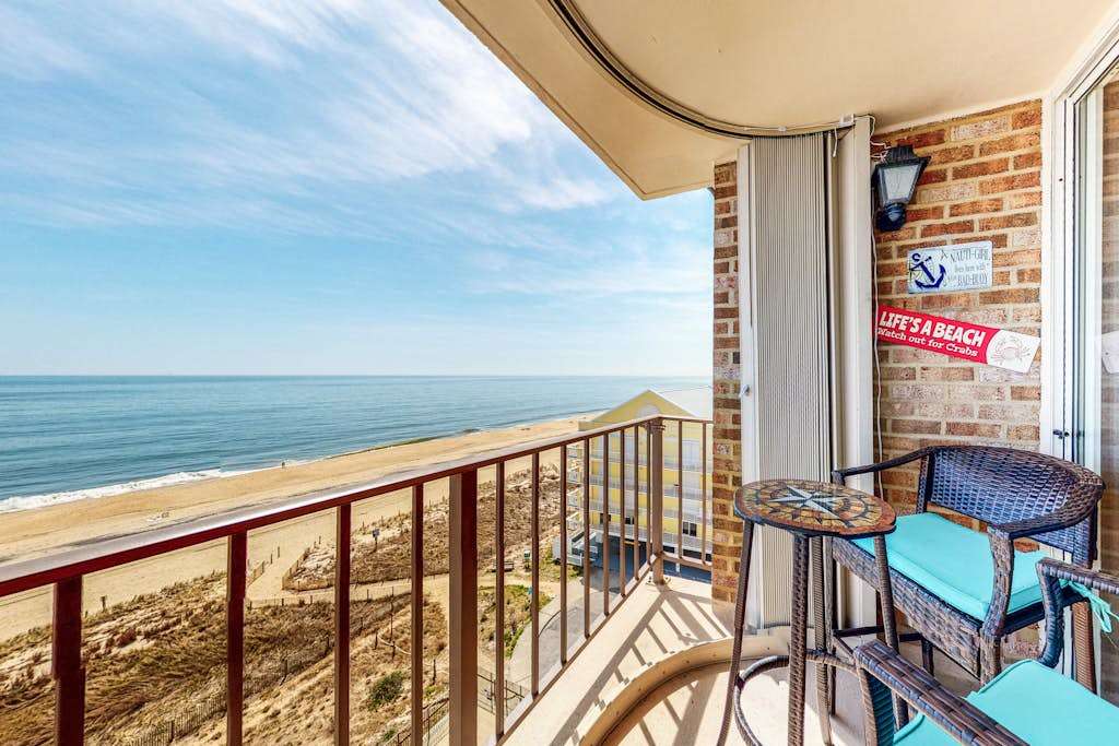 Ideal Ocean City escape with beach access, ocean views, balcony & pool access
