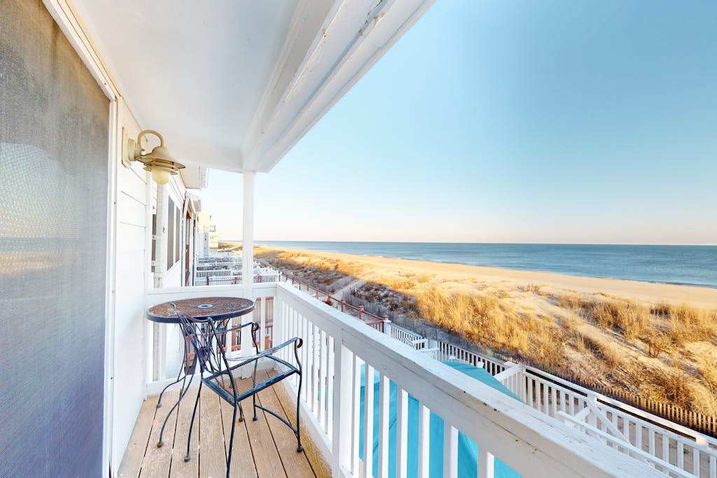 Grand oceanfront home with multiple decks, beach access, washer & dryer & AC