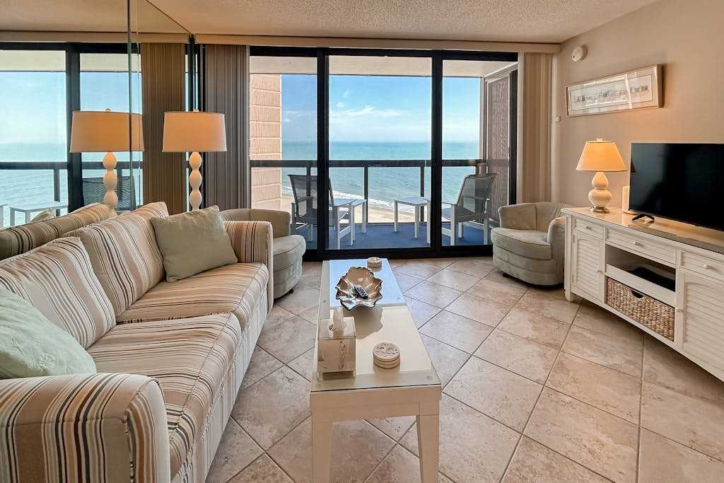 Spacious oceanfront condo with indoor pool, sauna, game room, great beach access