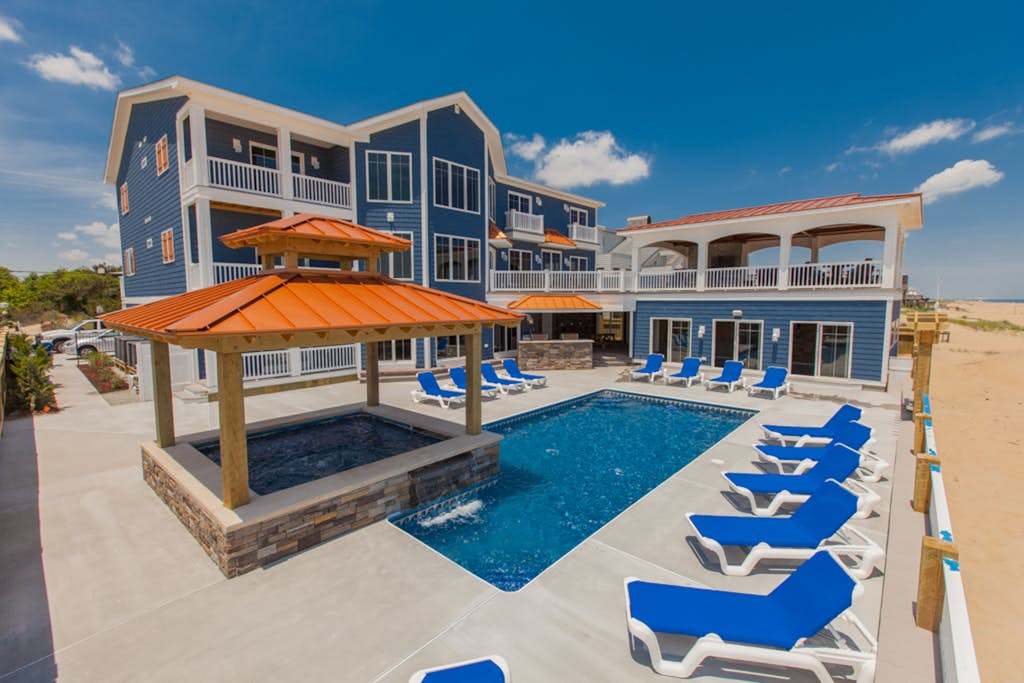 Oceanfront vacation gem with private indoor & outdoor pools, WiFi, central AC, washer & dryer