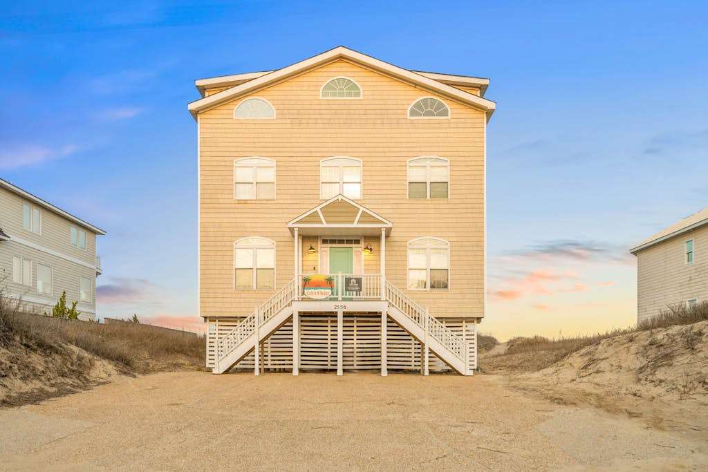 Spacious beach house with indoor pool, hot tub, & multiple decks