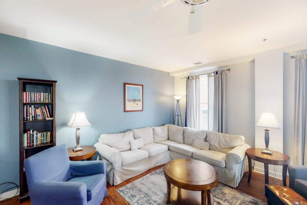 Vacation escape with beach and bay views, pools, & balconies