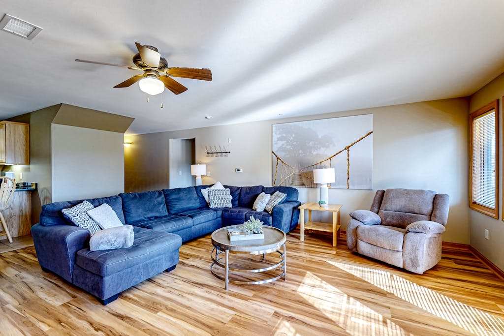 Golf course-front condo with pool, hot tub, dock, tennis, golf, & private beach