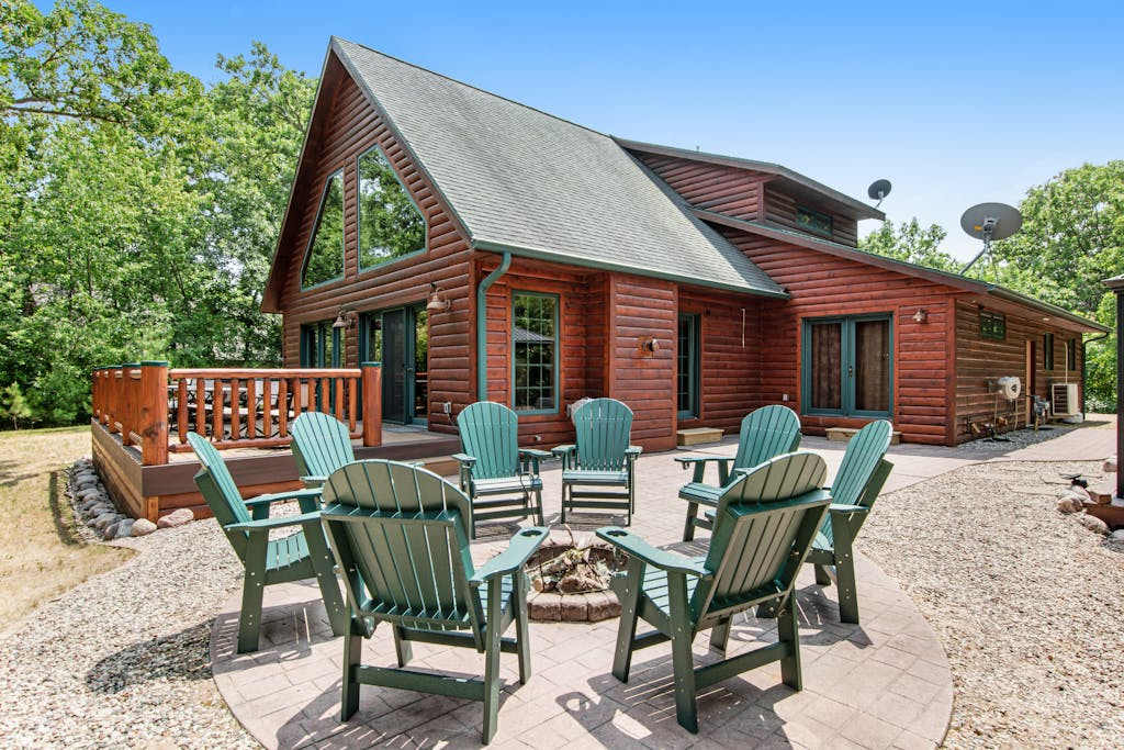 Rustic lakefront home with shared dock & boat slip, game room & stunning gazeebo
