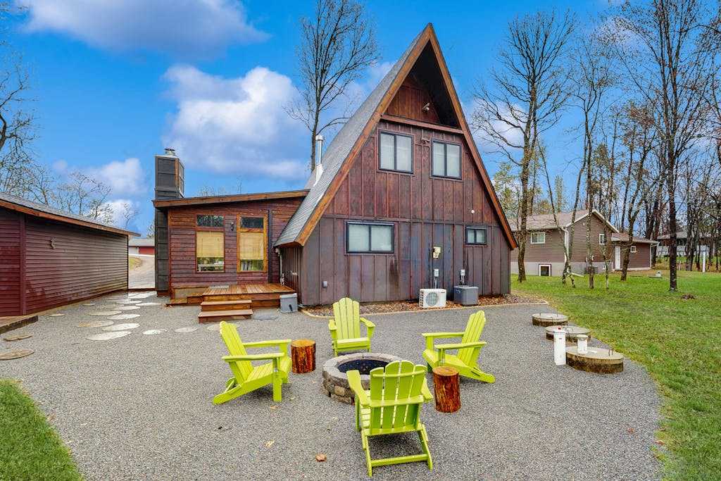 Nekoosa Albatross A-Frame, Lake Sherwood WI, Town of Rome, near Sand Valley.