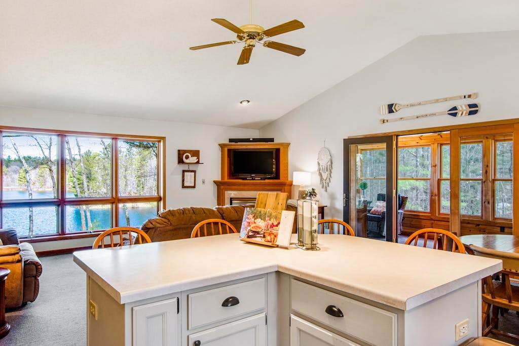 Lakefront Lodge with Firepit, Private Dock, and Kayaks - Dogs Welcome