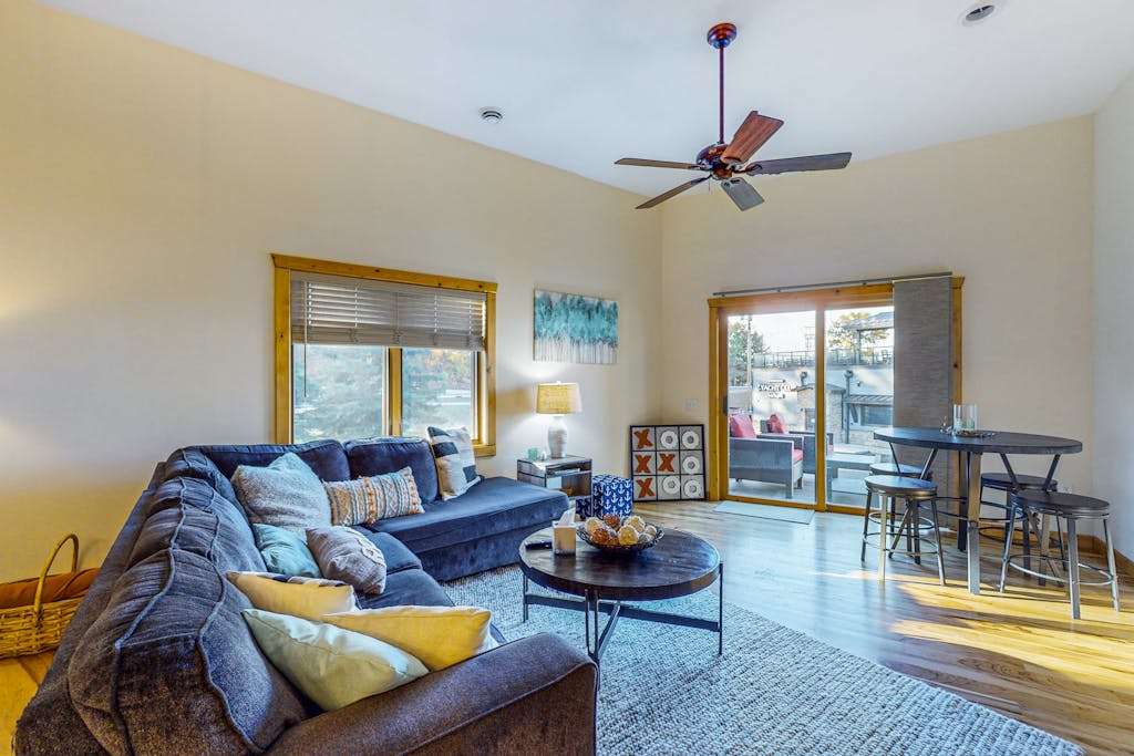 Modern Water-View Condo with Fast WiFi, Gas Fireplace, Patio & Gas Grill