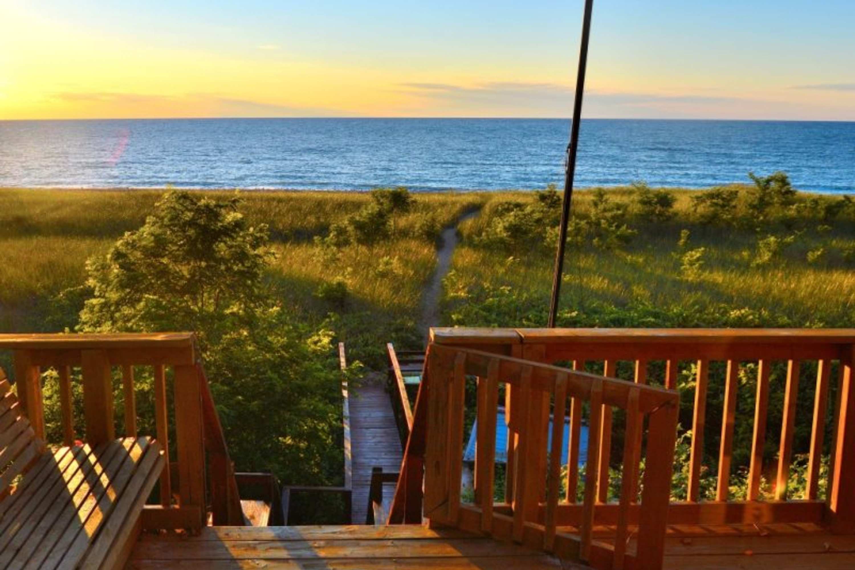 Lakefront Home withPrivate Beach, High-Speed WiFi, Outdoor Dining Area, & Firepit