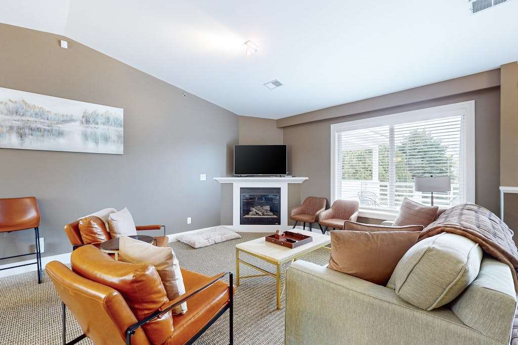 Stylish dog-friendly retreat with furnished deck, pool, & firepits