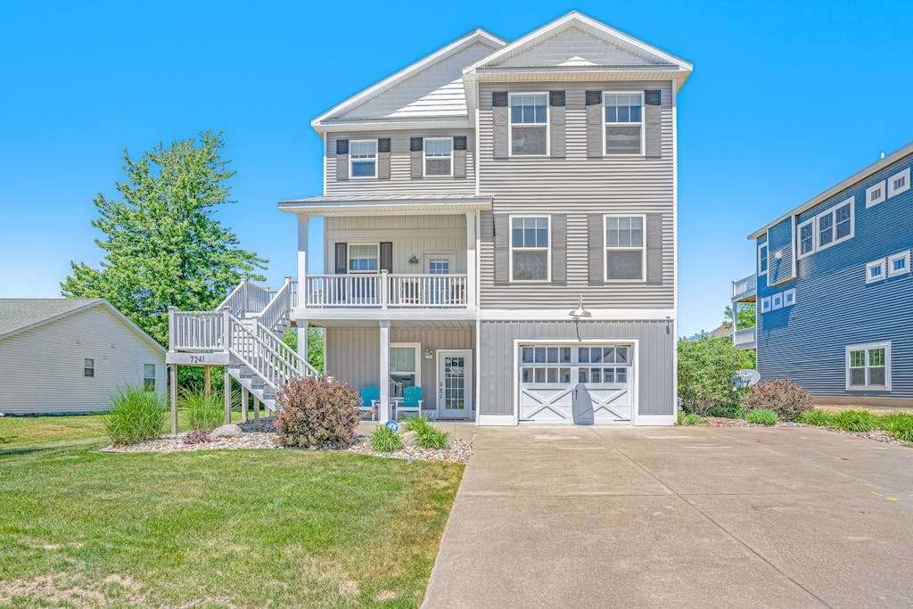 Gorgeous home with furnished patio, decks, & open living space - easy beach access