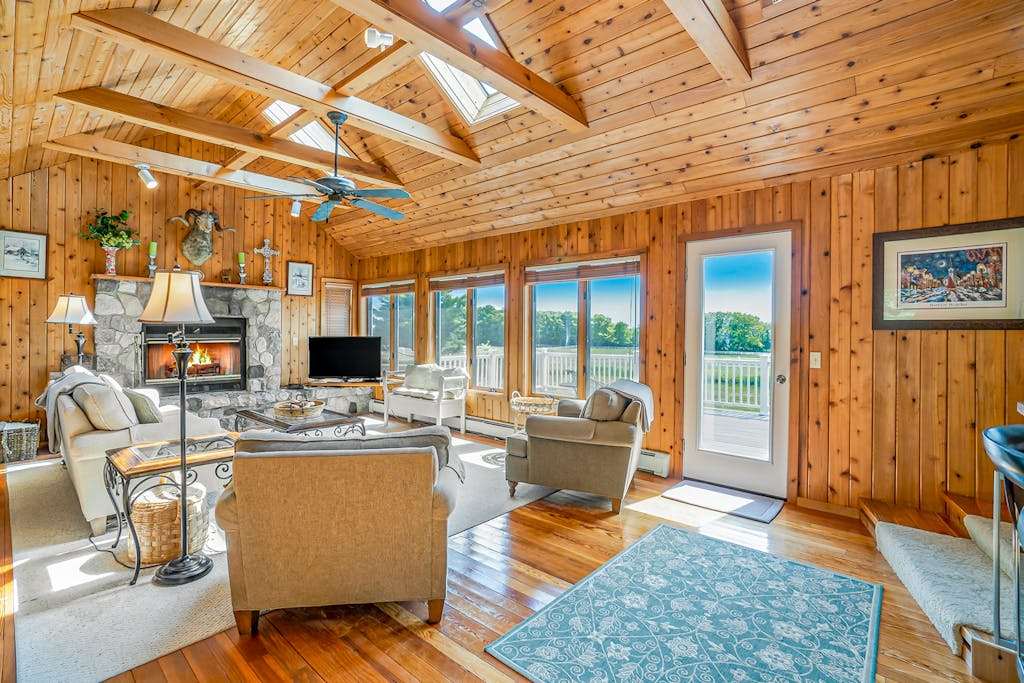 Family-friendly home with expansive deck, large lawn