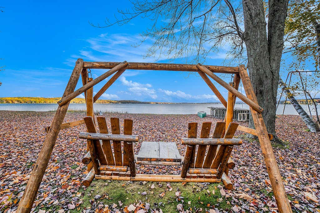 Newly remodeled lake house with amazing views, dock, firepit & vibrant interior