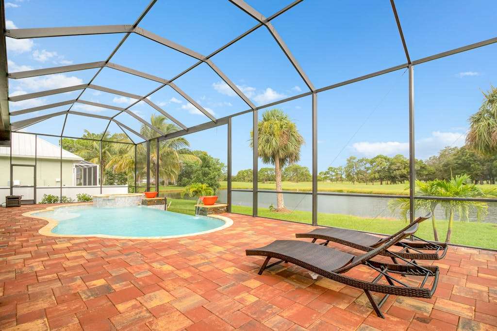 Snowbird Friendly Home with Private Pool High Speed WiFi Central AC & washer & dryer